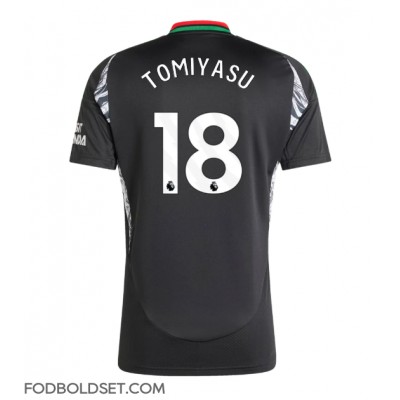 Arsenal Takehiro Tomiyasu #18 Udebanetrøje 2024-25 Kortærmet Arsenal Takehiro Tomiyasu #18 Udebanetrøje 2024-25 Kortærmet